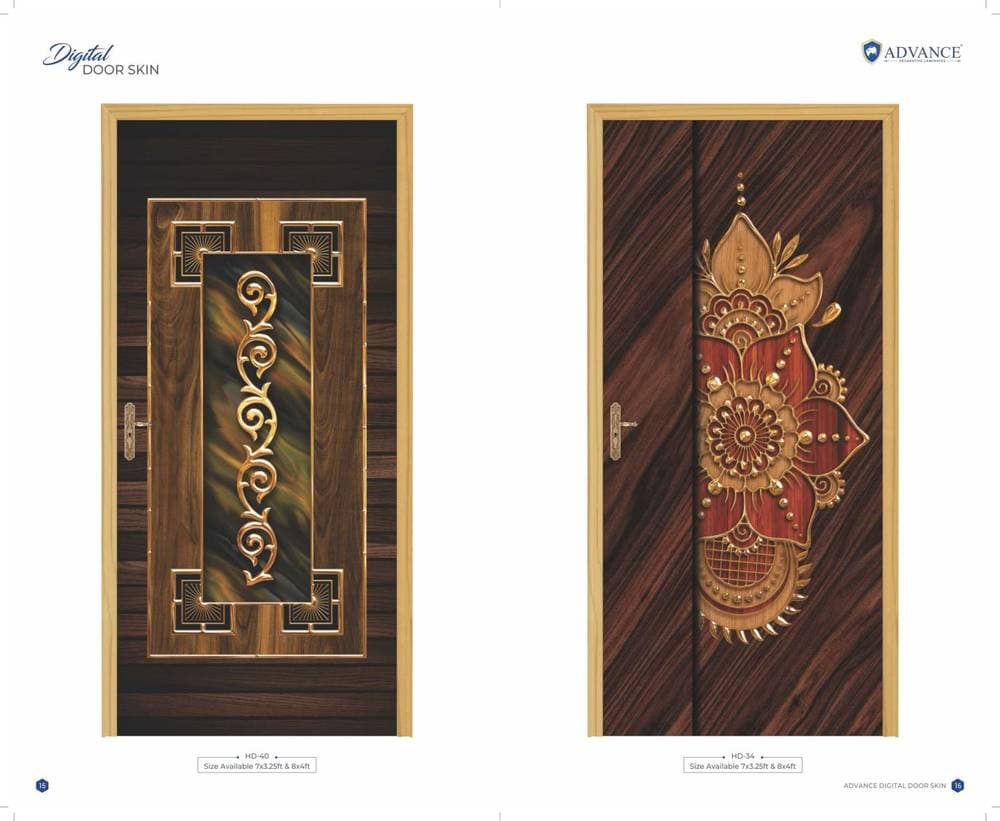 Advance Designer Door Skin — Design #009